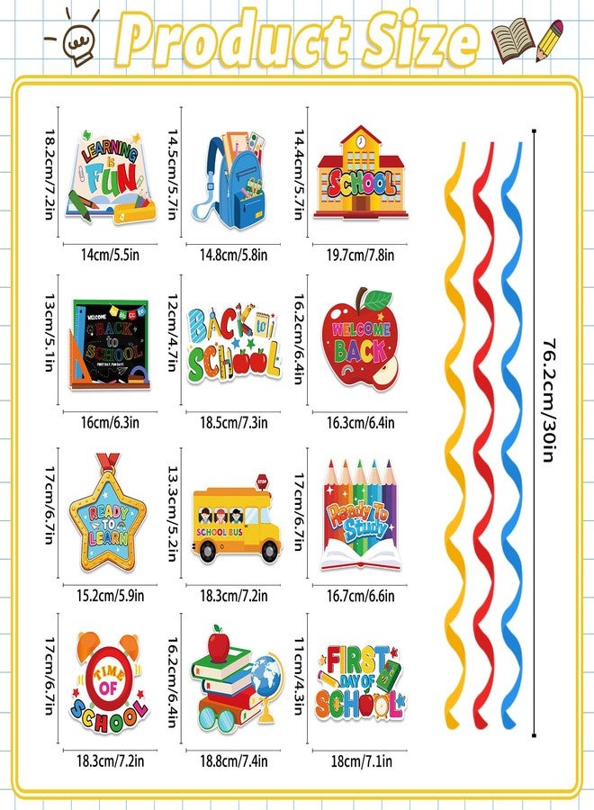 SZTZPW First Day of School Decorations Banner Set - Image 4