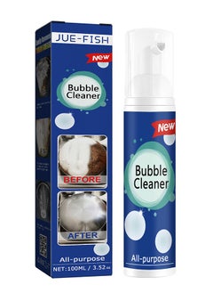 Bubble Bubble Cleaner,Bubble Cleaner Foam Spray, All-Purpose Foaming Heavy Oil Stain Cleaner, Rinse-Free Cleaning Spray, Stubborn Grease & Grime Remover Bubble Spray  - Image 1