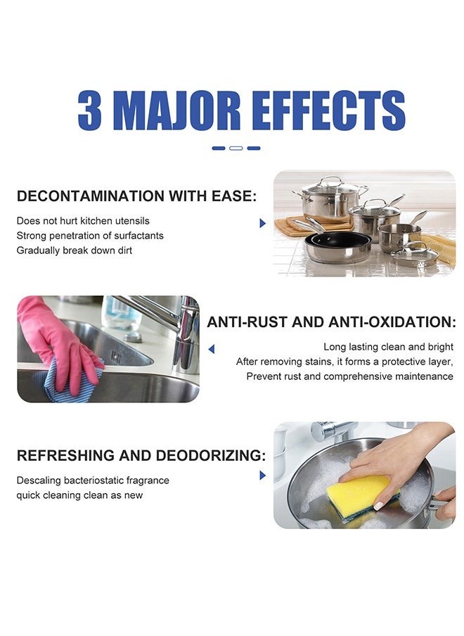 Bubble - Bubble Cleaner,Bubble Cleaner Foam Spray, All-Purpose Foaming Heavy Oil Stain Cleaner, Rinse-Free Cleaning Spray, Stubborn Grease & Grime Remover Bubble Spray - Image 1