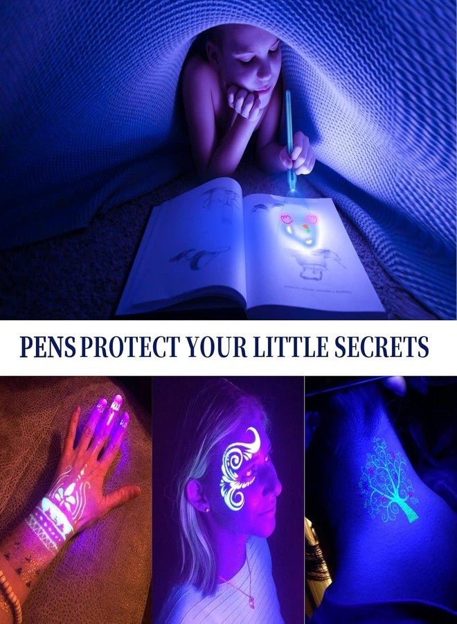 KERRT 30 Pieces Invisible Ink Pen with UV Light Spy Pens Secret Message Pens Magic Invisible Ink Marker Party Favors for Kids - Image 5
