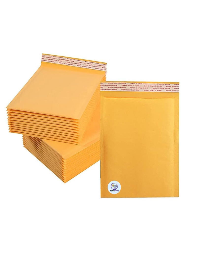 Terabyte Bubble Envelopes Bags 300MM X 445MM (12 INCH-18 INCH) Kraft Paper Bubble Envelopes Bags Padded Mailers Shipping Envelopes Self Seal for Packaging 25pcs - Image 1
