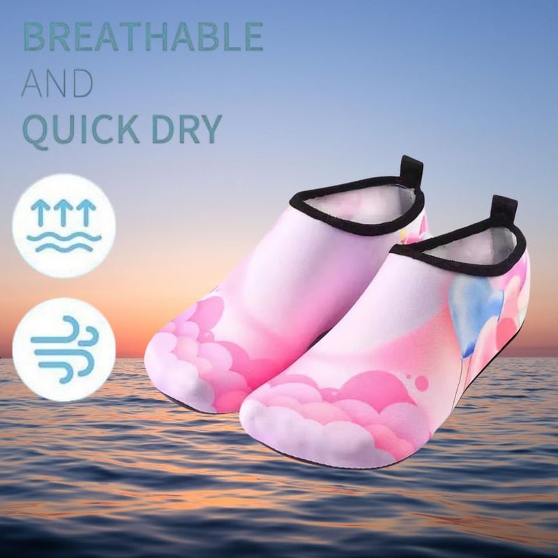 HOGOOD Kids Swim Water Shoes Barefoot Water Sports Shoes Quick Dry Non-Slip Aqua Socks for Outdoor Beach Surf Swimming Aqua Pool Boys Girls - Image 2