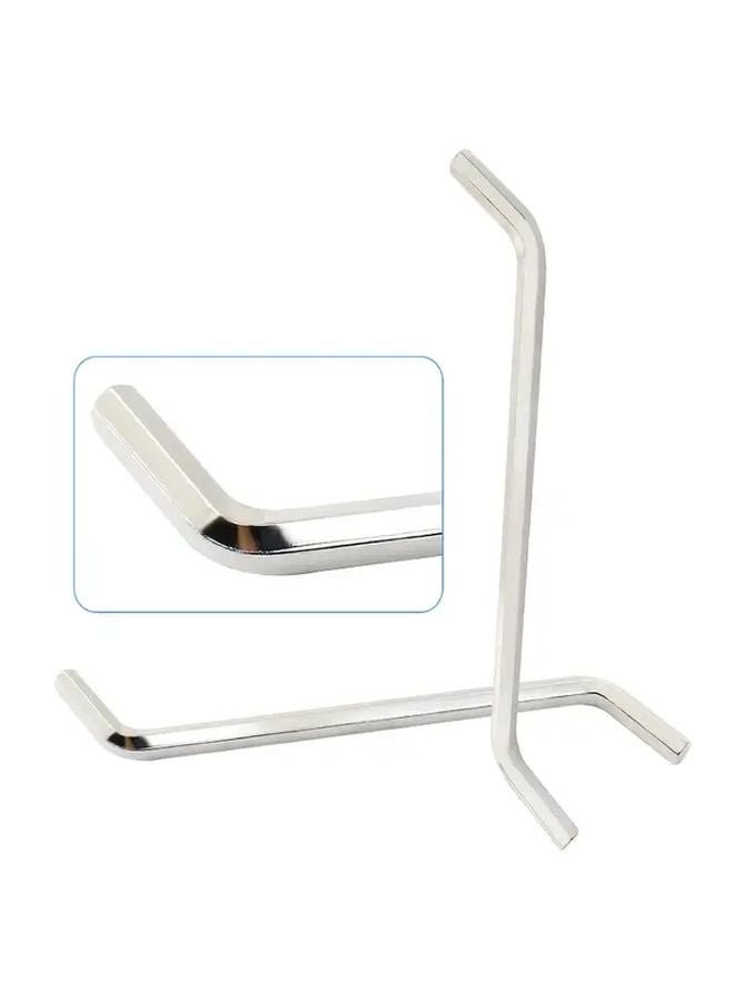 2Pcs Silver Kitchen Sink Unclogging Tools with Garbage Disposal Allen Wrench - Image 5