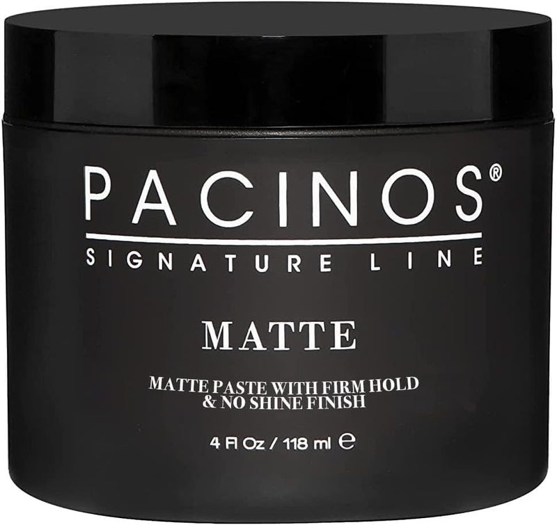 Pacinos Matte Hair Paste - Firm Hold, No Shine, Sculpting & Styling Wax, Long Lasting Definition & Texture, No Flakes, All Hair Types, 4 fl. oz. - Image 1