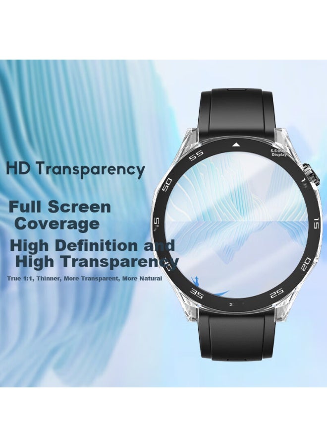 Watchbond Protective Case For Huawei Watch Gt5 41mm Women's Pc Tempered Glass Film Integrated Special Protective Cover Smart Sports Watch Gt5 Screen Protection Scratch-resistant Transparent Film - Image 3