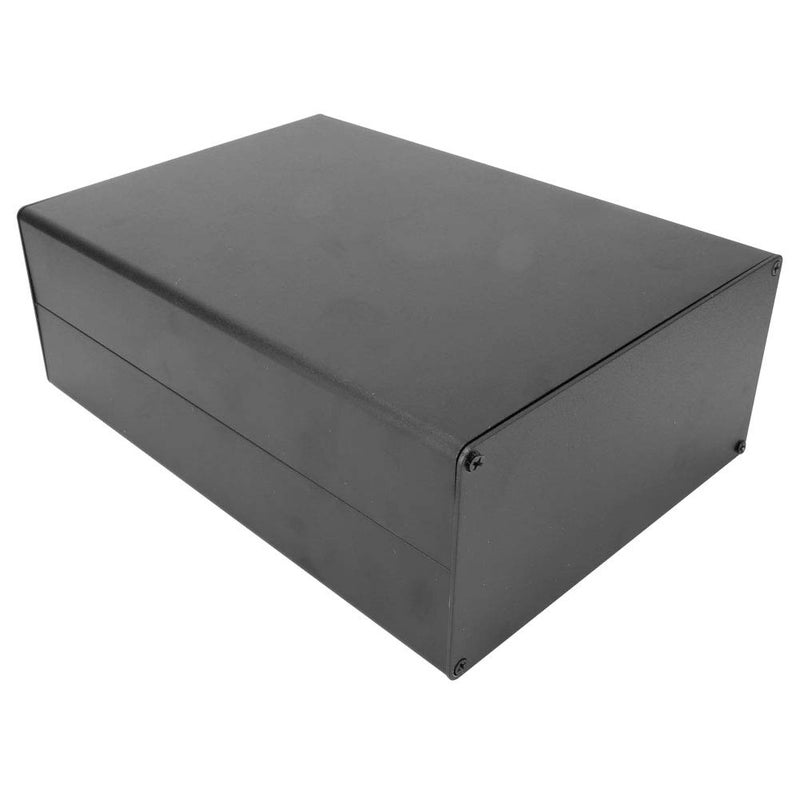 Aluminum Cooling Case Enclosure, Split Type, 80x160x220mm, Sand Black - Fast Heat Dissipation, Matte Anodized Finish, DIY Electronics Protection - Image 5