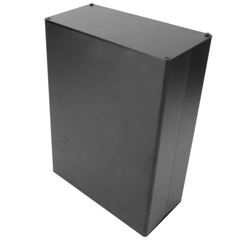 Aluminum Cooling Case Enclosure, Split Type, 80x160x220mm, Sand Black - Fast Heat Dissipation, Matte Anodized Finish, DIY Electronics Protection - Image 4