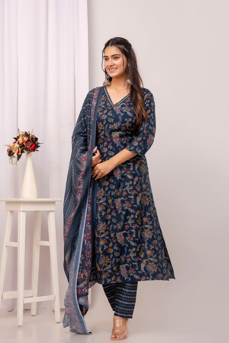 Kalaanj Kurta Set For Women || 3pic Kurta For Women - Image 2