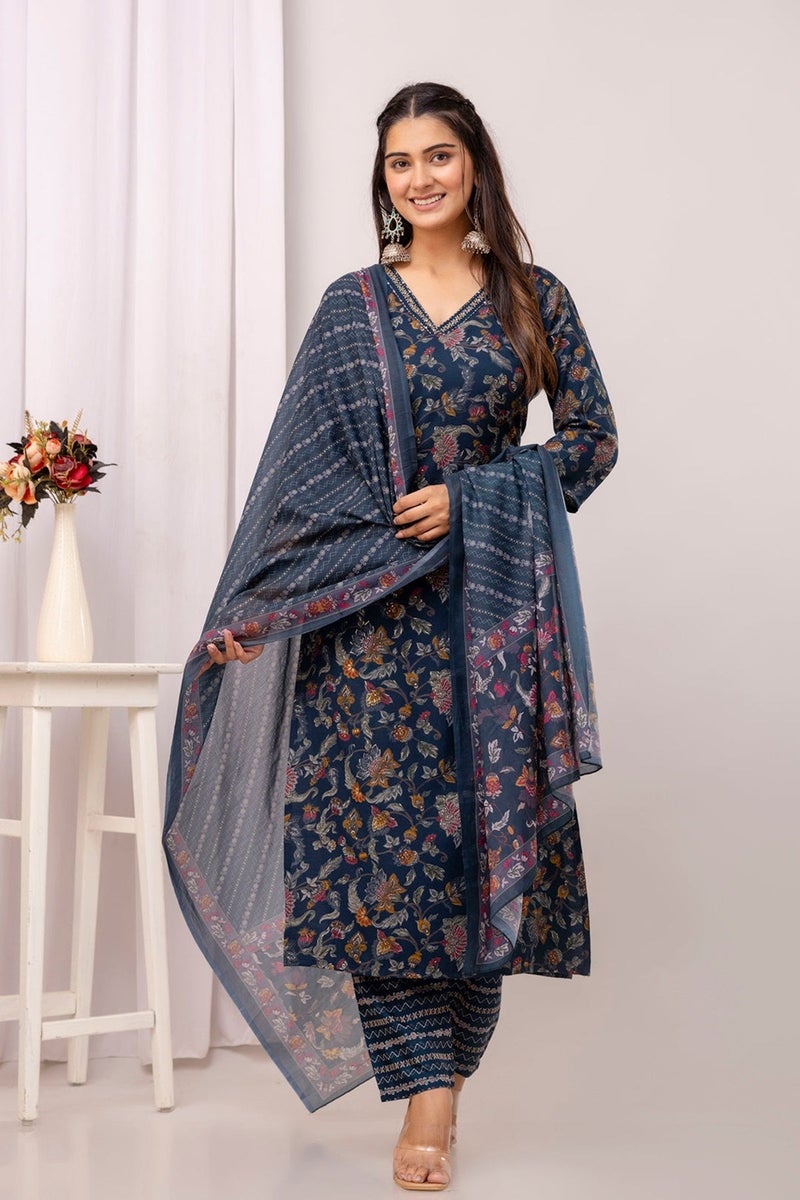 Kalaanj Kurta Set For Women || 3pic Kurta For Women - Image 4