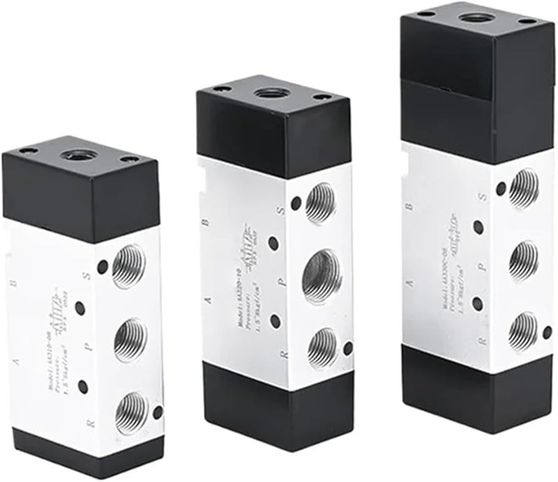 4A310 08 صمام تحكم هوائي أحادي الرأس 5 اتجاهات وموضعين - Image 4