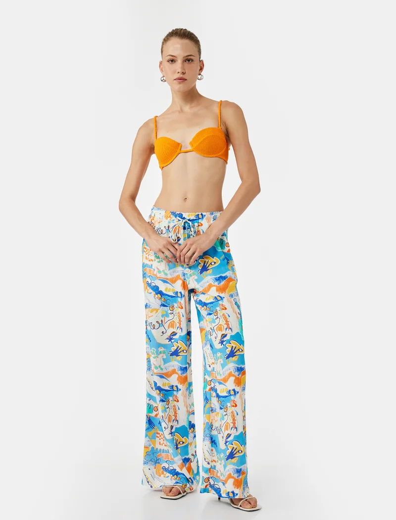 كوتون Wide Leg Pants