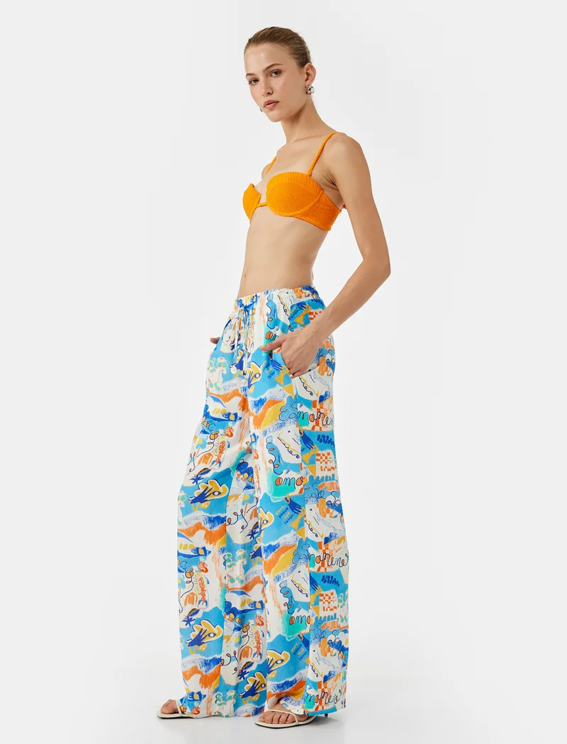كوتون Wide Leg Pants