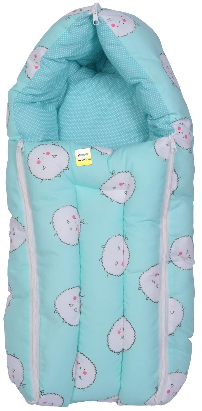 Kwitchy Baby Bed New Born Baby Bedding Set | Mattress | Mosquito Net | Carry | Cotton | Infants Beds | Products All | Gift Pack (0-6 Months) - Image 4