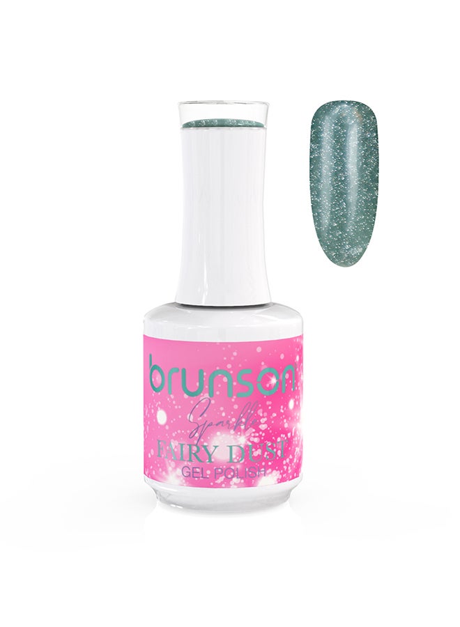 brunson Gel Nail Polish 15ml, Glitter Fairy Dust  Sparkle Shiny Soak Off UV LED Long-Lasting Nail Gel Polish Nail Art Home DIY Manicure Nail Salon Varnish - Image 1