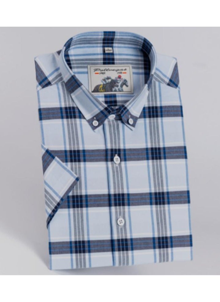 Warrior - New Checkered Short Sleeved Shirt - Image 1