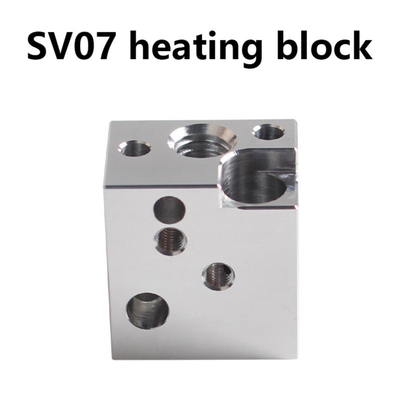 SV07 3D Printer Hotend Heating Block High Durability Metal Heater Extruder Accessory - Image 5