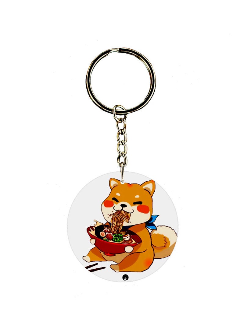 RKN Cat Printed Keychain
