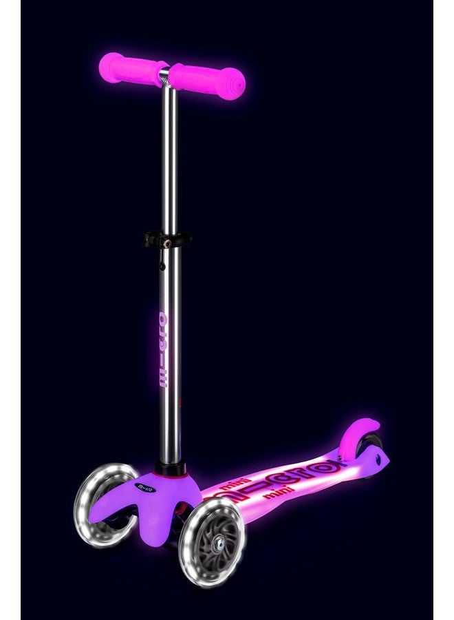 Micro Scooters | Mini Micro Deluxe LED Children's Scooter | Handlebar Adjustable | Light Up Wheels | Glow In The Dark | Boys & Girls | 2-5yrs - Image 5