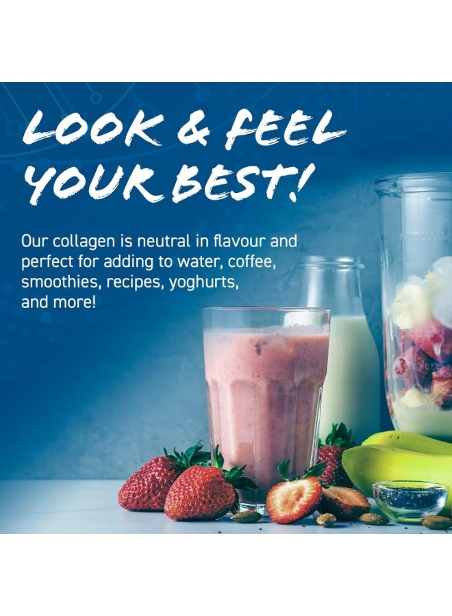 أبلايد نيوتريشن مسحوق الكولاجين البحري من أبلايد نيوتريشن - بروتين الكولاجين المُحلل، لبشرة وشعر وأظافر صحية (بنكهة الفراولة والتوت) (300 غرام - 25 حصة) - Image 5