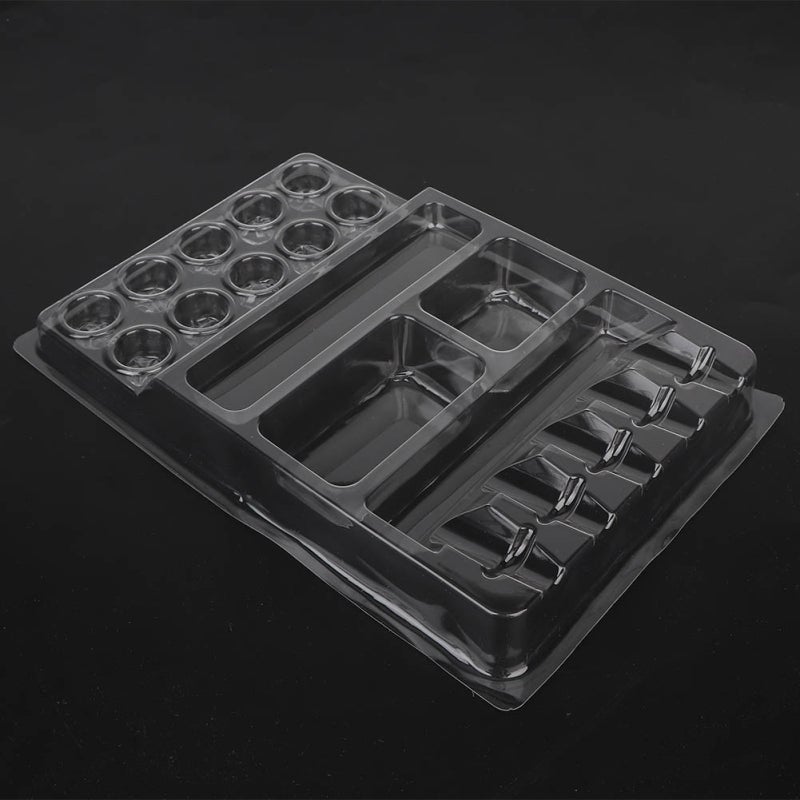 Disposable Tattoo Tray: 5 Needle Slots 10 Pigment Slots Multi-functional - Safe Sanitary Non-toxic Tattoo Accessory for Tattoo Artists

```：，：
1. Disposable Tattoo Tray、Tattoo Accessory，；
2. 5 Needle - Image 5