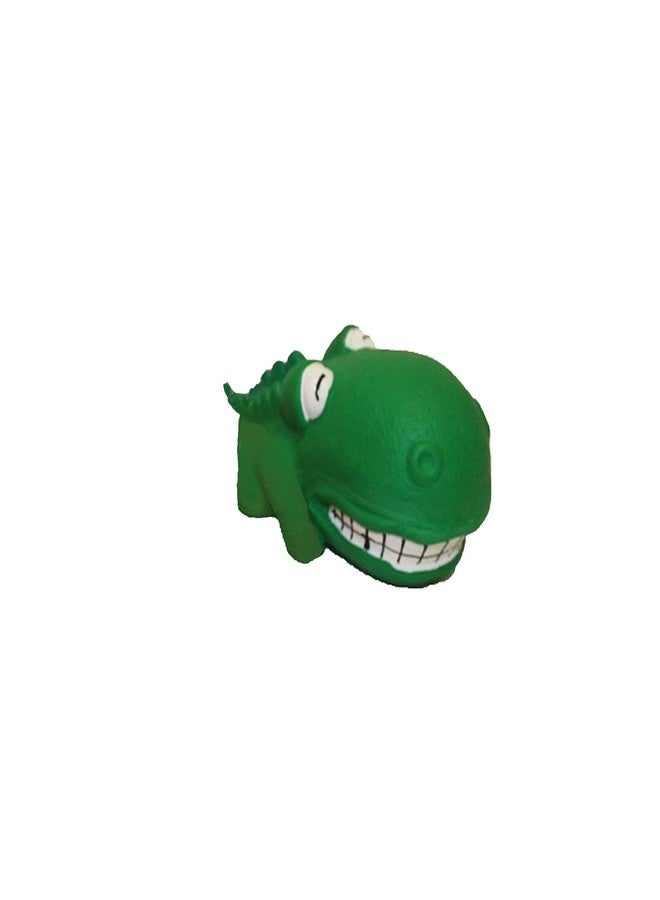 Multipet Mini Latex Animal Alligator Dog Toy, 3.5"
