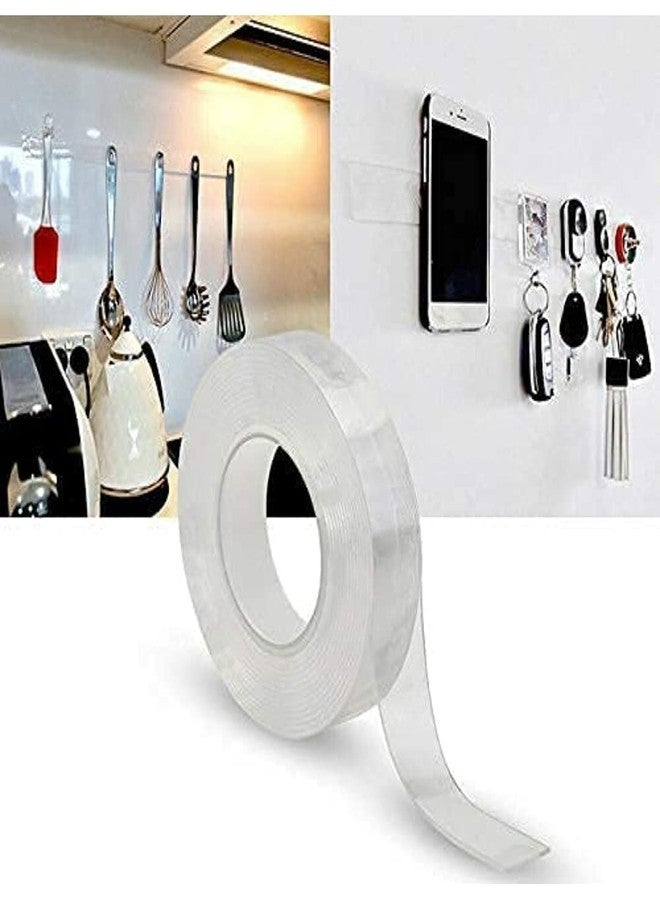 REFLECTIONS ONLINE - Super Strong Two Way Waterproof/Reusable Tape Removable/Washable Heavy Duty Ivy Grip Tape Adhesive Double Sided Multi-Functional Anti-Slip Tape...3m Roll.. - Image 2