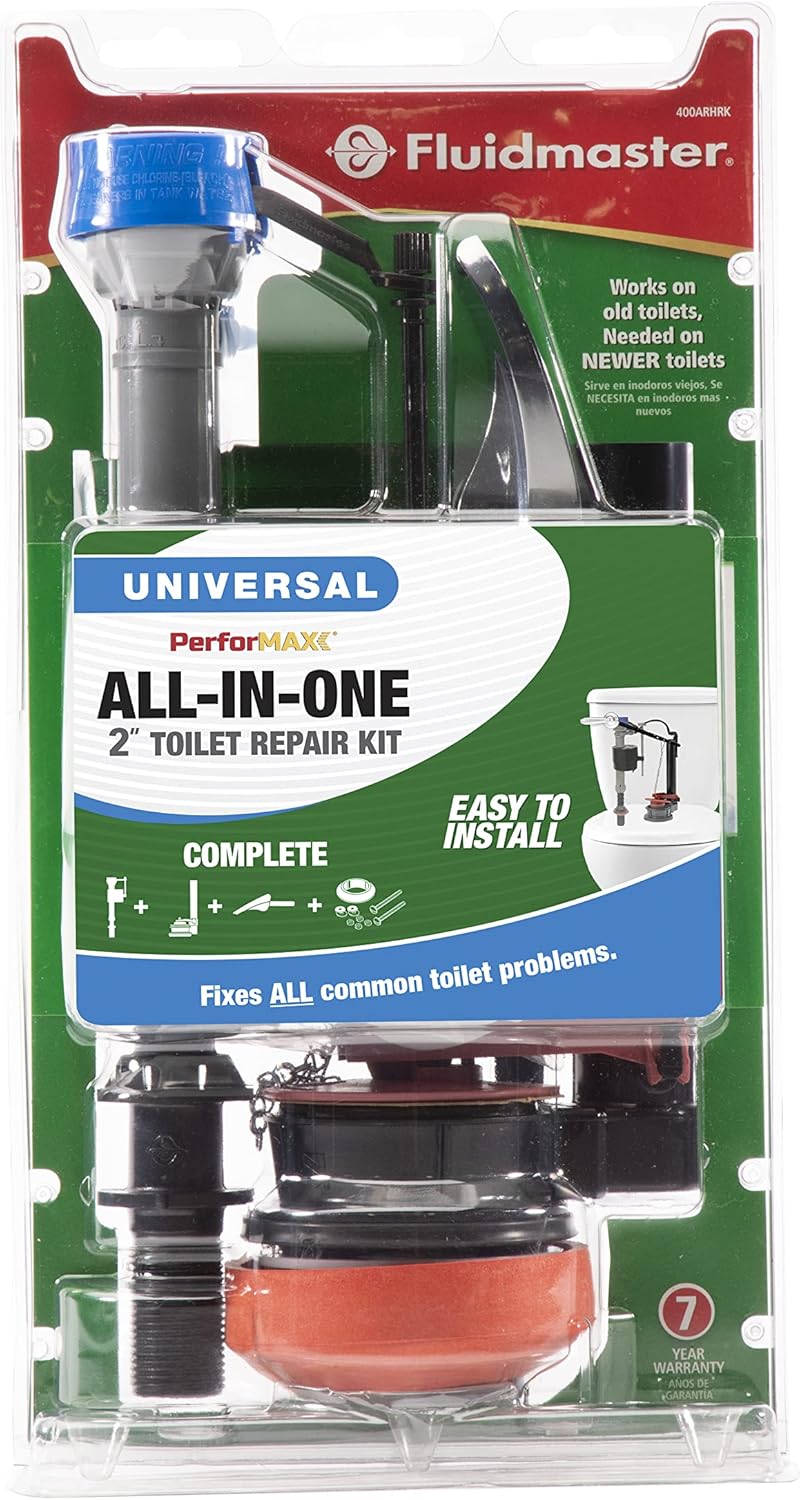 Fluidmaster 400ARHRKP10 PerforMAX Universal High Performance All in One Repair Kit for 2-Inch Flush Valve Toilets, Easy Install - Image 3