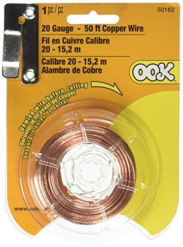 OOK 50162 20 Gauge, Copper Hobby Wire, Picture Hanging Wire, 50ft, 10lbs - Image 2