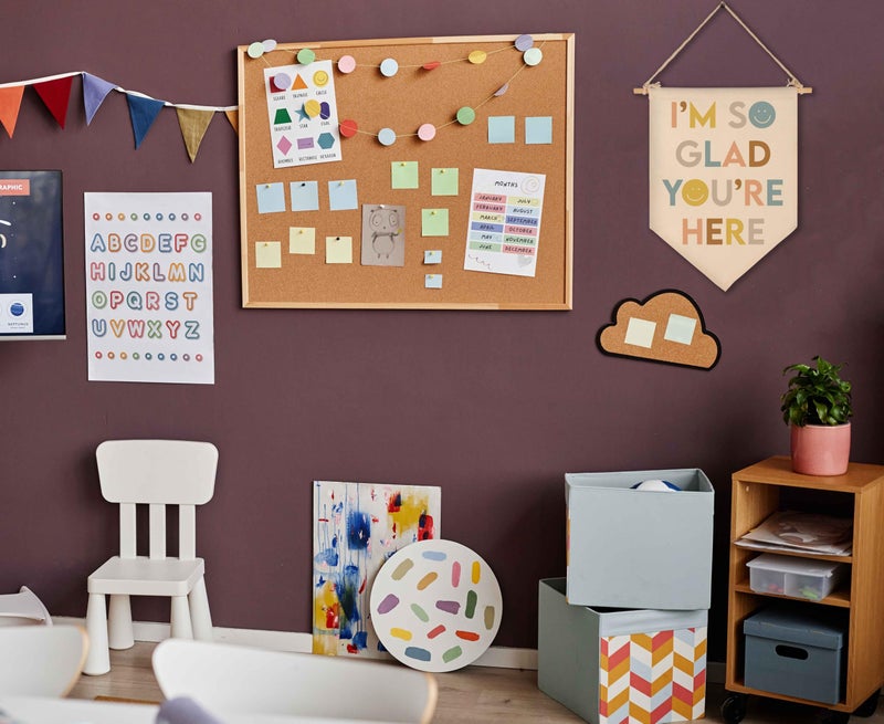 FYSIA I'm So Glad You're Here-Classroom Decor-Teacher Gifts-Inspirational Classroom Decor-Welcome Poster-Canvas Hanging Pennant Flag Banner Wall Sign-Positive Affirmation Motivational Quote - Image 5