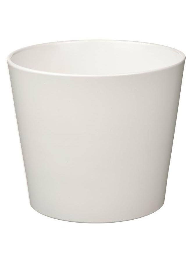 erorex Plant Pot, White, 12 Cm  - Image 1