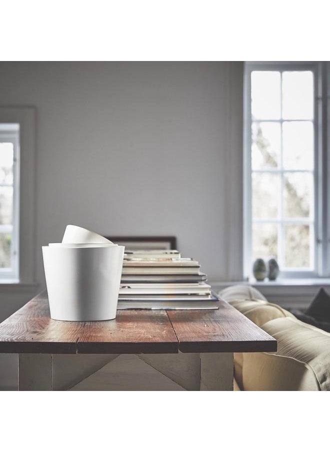 erorex Plant Pot, White, 12 Cm  - Image 2