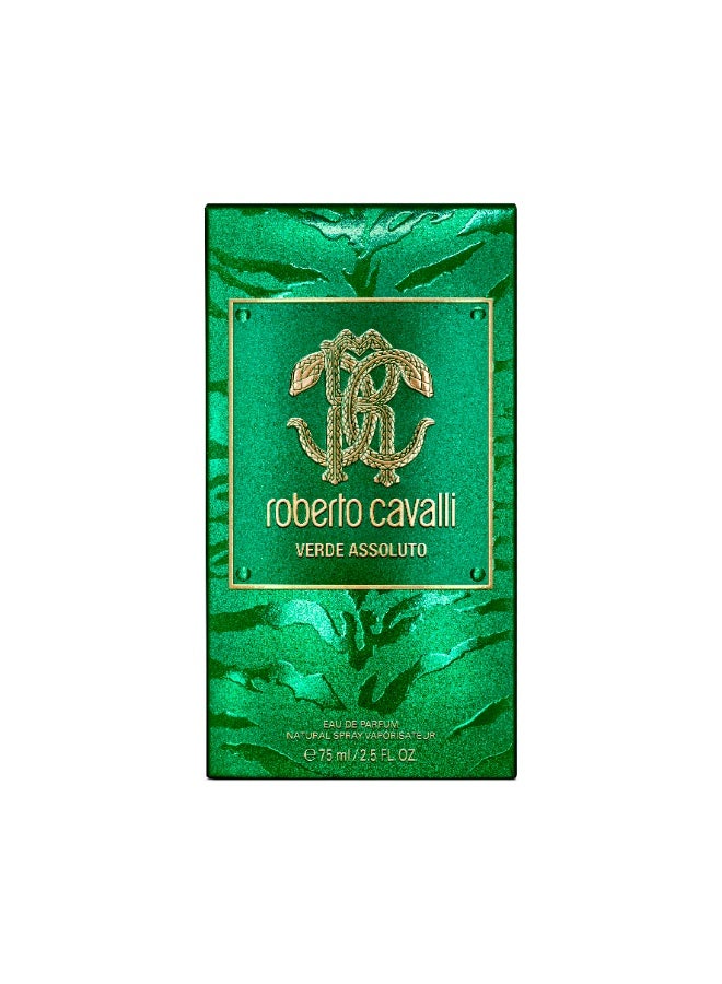Roberto Cavalli Verde Assoluto Eau de Parfum for Women, 75ml 75ml - Image 2