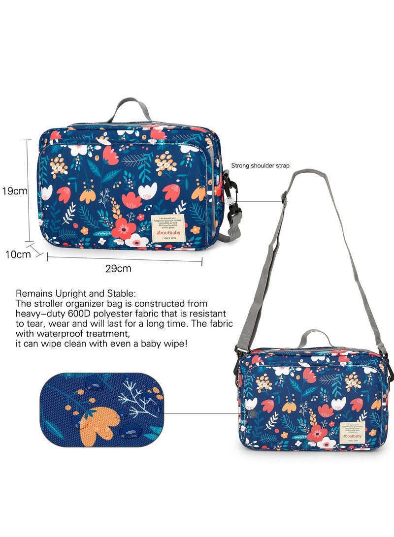 Gonice Baby stroller hanging bag car hanging bag milk bottle diaper pants large-capacity storage bag - Image 5