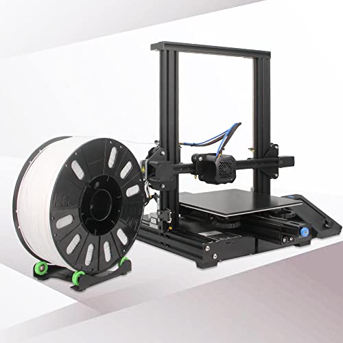 Yeebyee 3D Printer Filament Holder Universal Adjustable Materials Shelf Fixed Support Trays Mount Rack Bracket with Bearing Pulleys for PLA ABS 0.5kg-3kg All 3D Printer Filament - Image 4