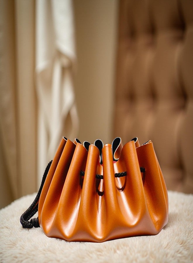 IMARS 2-in-1 Reversible Delight: Multipurpose Basket Bag (Blue Tan) - Image 1
