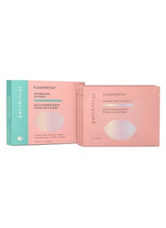 Patchology Patchology FlashPatch Hydrating Lip Mask Gels with Hyaluronic Acid, Green Tea and Peptides for Ultra Hydration & Repair - Best Dry Lip Treatment & Moisturizer for Dry Lips - Day & Night Use (5 Count)  - Image 4