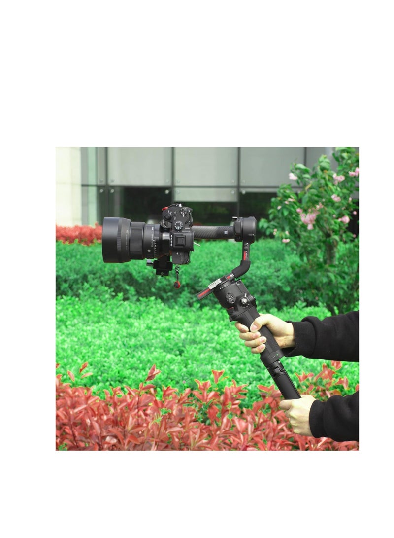 RS3 Vertical Camera Mount,Robust Portrait Mounting Solution Compatible with DJI RS 2/RS 3/RS3 PRO for IG YouTube Shorts Tiktok Video Extended Vertical Shooting - Image 3