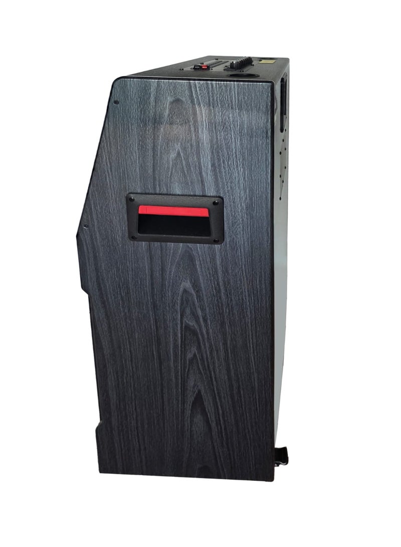 مكبر صوت متنقل QS-15K مزود بشاشة لمس، نظام مكبر صوت كاريوكي KTV - Image 2