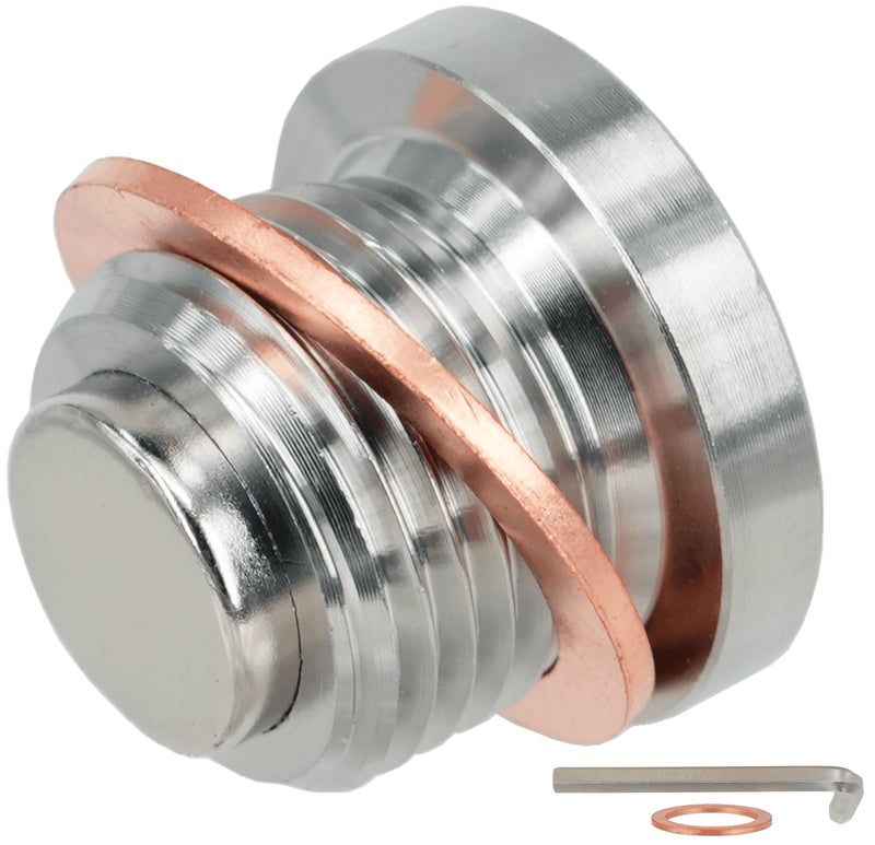 Dsnaduo 1PC Stainless Steel Magnetic Sump Engine Oil Drain Plug Fit Porsche 911 986 996 997 Boxster Cayman