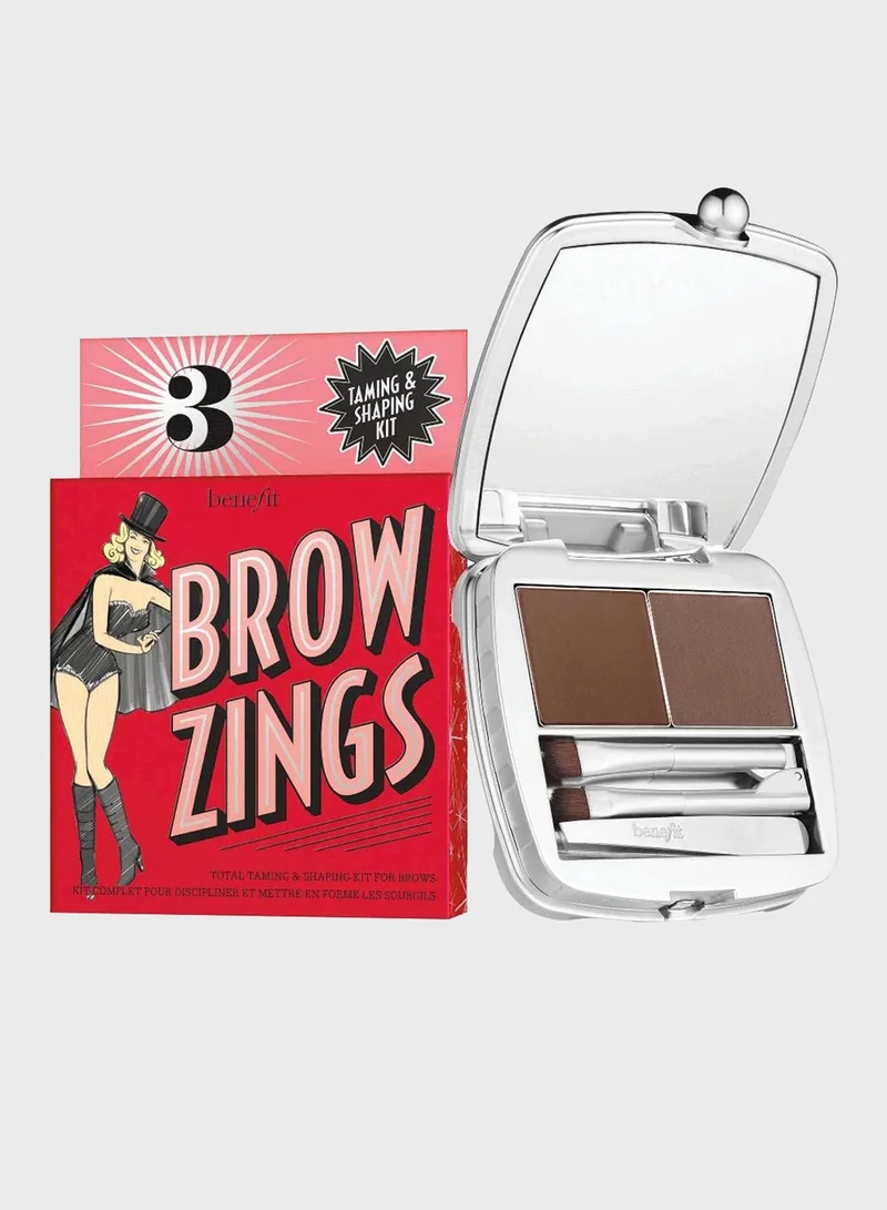 Benefit Cosmetics Brow Zings Shaping Kit 4 Warm Deep Brown