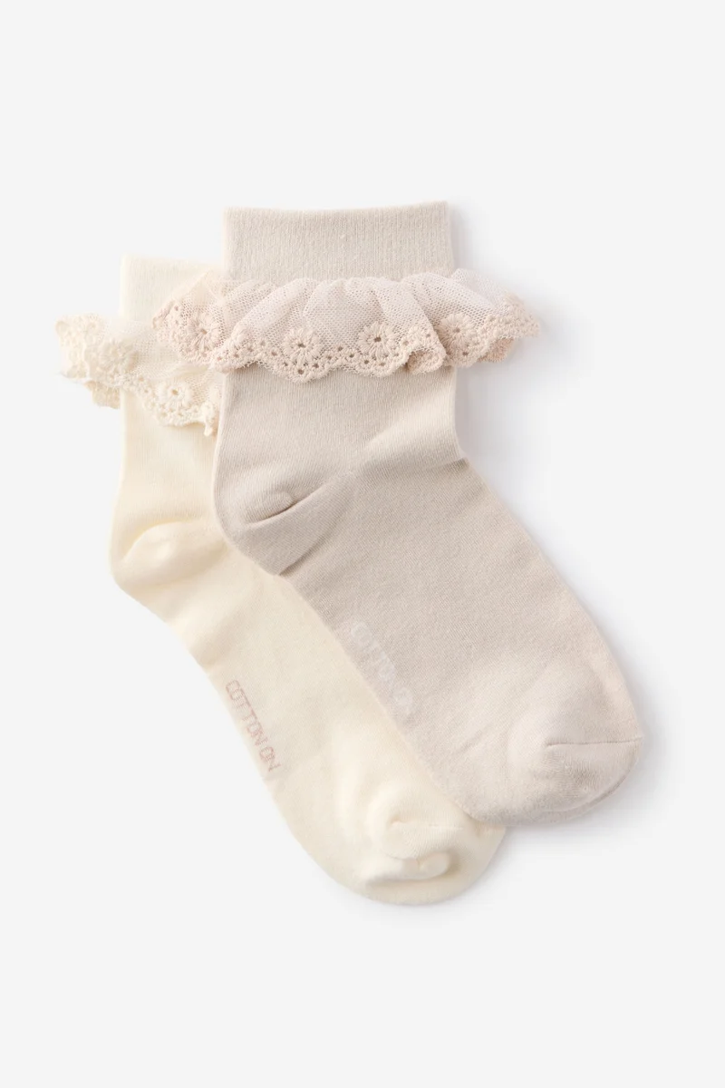 Rubi The Perfect Pair Pretty Frill Sock 2Pk