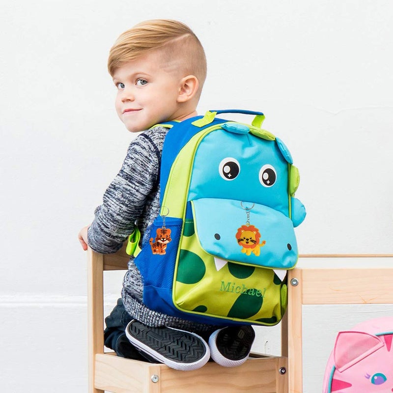 iMagitek 24 Pack Jungle Safari Animal Keychains, Kids Party Bag Fillers, School Carnival Rewards, Jungle Safari Baby Shower Party Favors - Image 3