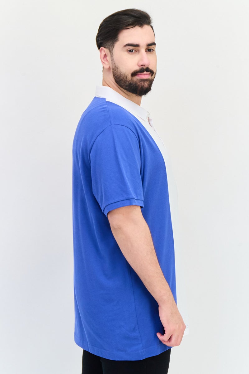 Celio Men Regular Fit Colorblock Short Sleeve Polo Shirt, Multicolor - Image 2