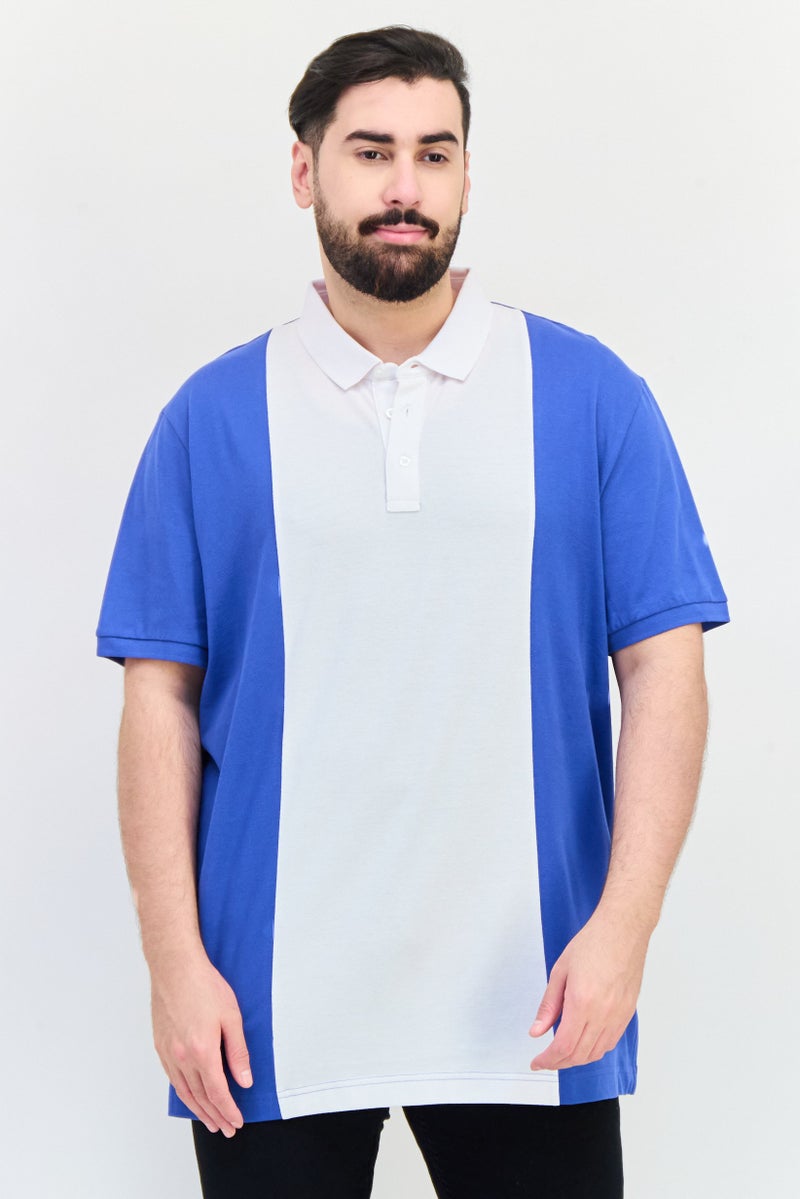 Celio Men Regular Fit Colorblock Short Sleeve Polo Shirt, Multicolor - Image 1