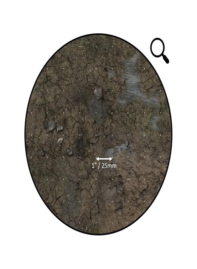 Battle Systems Muddy Streets Gaming Mat 3x3 - Grid - Image 3