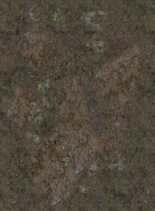 Battle Systems Muddy Streets Gaming Mat 3x3 - Grid - Image 2
