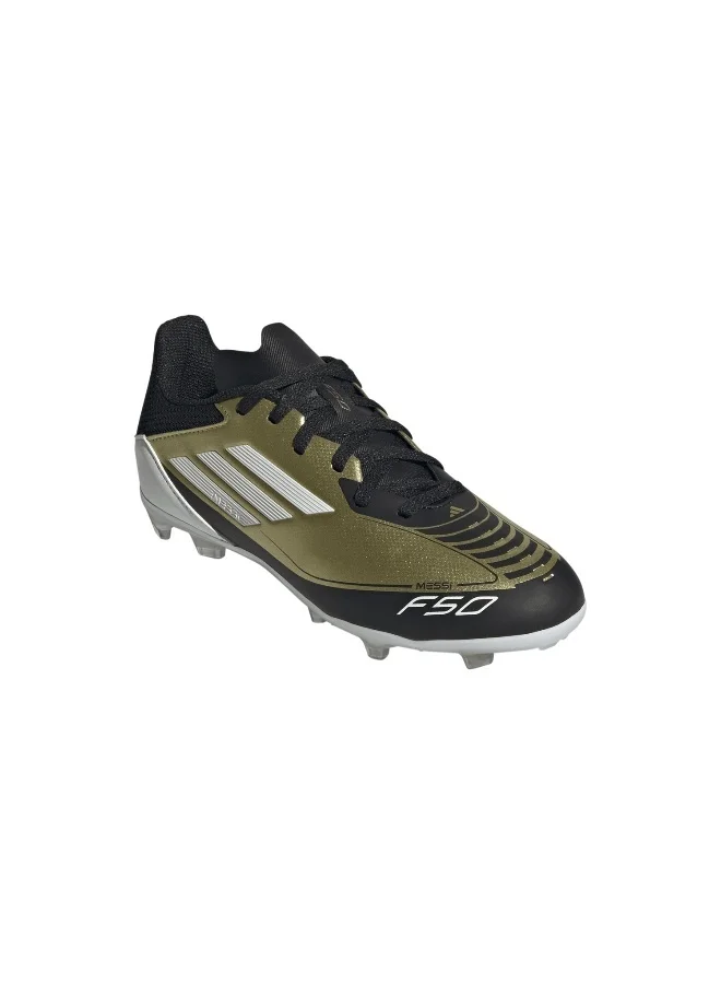 adidas Originals F50 League Fg/Mg J Messi Beige Football Shoes 10K