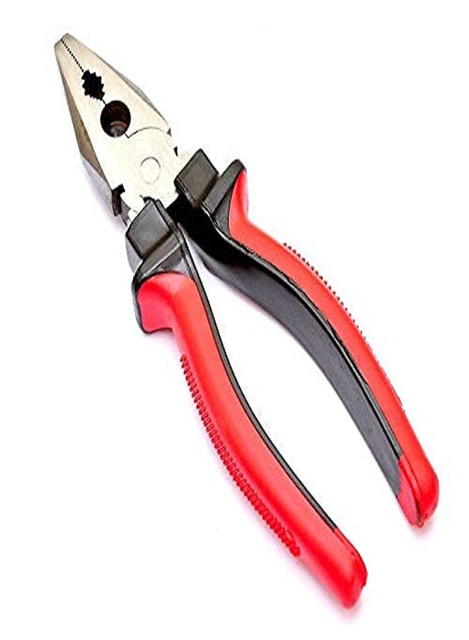 Combo of Combination Plier 8 Inch with Reversable Screwdriver 2 in 1 and Wire Stripper Home Use Tools (Multicolor) - Image 2