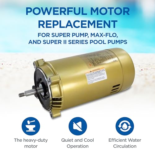 Haywards Hayward SP1610Z1MBK Motor Replacement for Select Hayward Pump, 1.0 HP Maxrate Motor - Image 3