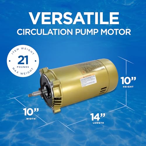Haywards Hayward SP1610Z1MBK Motor Replacement for Select Hayward Pump, 1.0 HP Maxrate Motor - Image 2